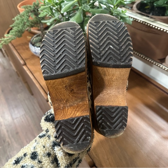 Sanita Caroline Open Clogs Leopard Animal Print Sz 39 Medical Fashion Eclectic - Picture 9 of 9